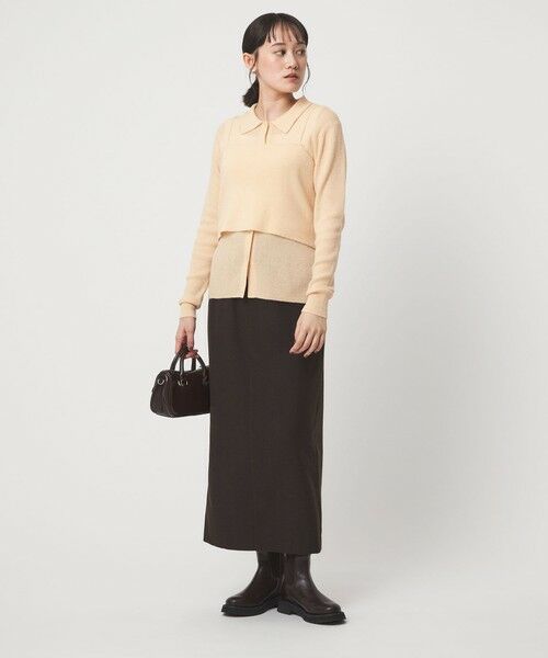 green label relaxing / グリーンレーベル リラクシング ニット・セーター | ポロニット カーディガン × ビスチェ ニット セット | 詳細20