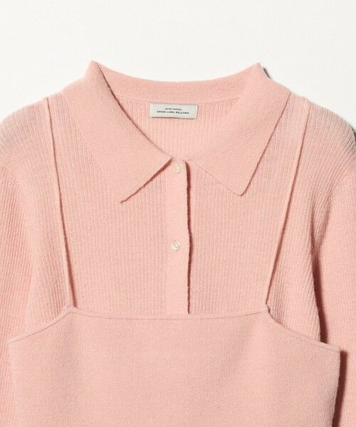 green label relaxing / グリーンレーベル リラクシング ニット・セーター | ポロニット カーディガン × ビスチェ ニット セット | 詳細29