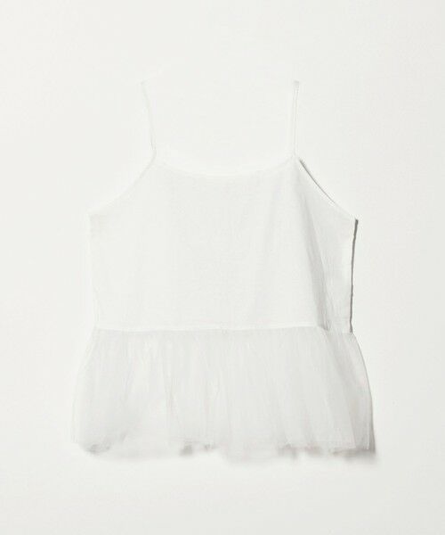 green label relaxing / グリーンレーベル リラクシング ニット・セーター | ニット × チュール キャミソール プルオーバー セット | 詳細9