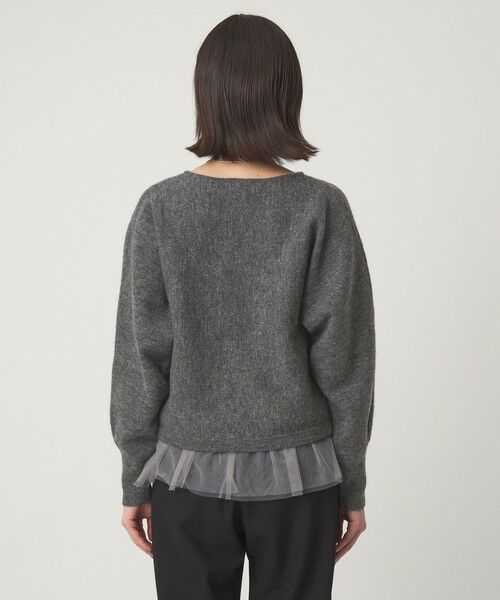 green label relaxing / グリーンレーベル リラクシング ニット・セーター | ニット × チュール キャミソール プルオーバー セット | 詳細30