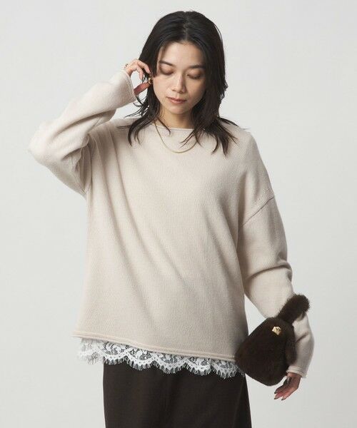 green label relaxing / グリーンレーベル リラクシング ニット・セーター | SERENITY ボートネック プルオーバー ニット | 詳細9