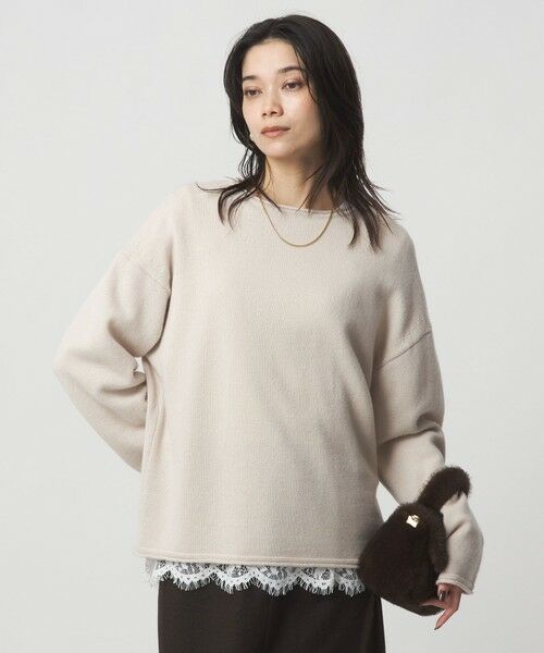 green label relaxing / グリーンレーベル リラクシング ニット・セーター | SERENITY ボートネック プルオーバー ニット | 詳細11