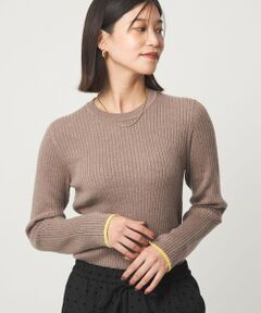 green label relaxing / グリーンレーベル リラクシング ニット・セーター | 【WEB限定】＜at ease＞ソデサキ バイカラー プルオーバー ニット ウォッシャブル