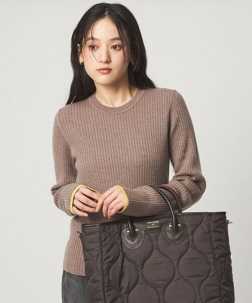 green label relaxing / グリーンレーベル リラクシング ニット・セーター | 【WEB限定】＜at ease＞ソデサキ バイカラー プルオーバー ニット ウォッシャブル | 詳細18