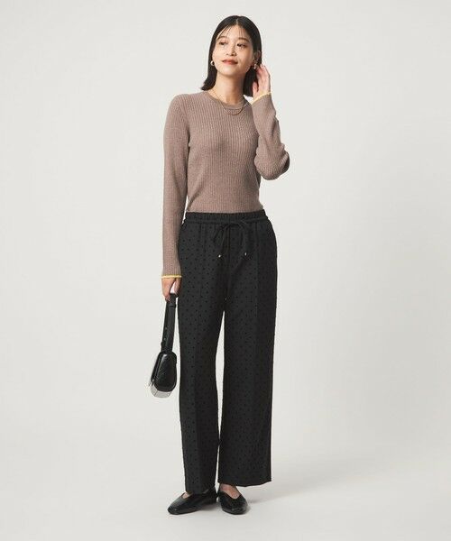 green label relaxing / グリーンレーベル リラクシング ニット・セーター | 【WEB限定】＜at ease＞ソデサキ バイカラー プルオーバー ニット ウォッシャブル | 詳細13