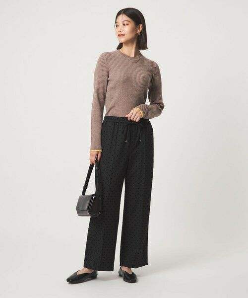 green label relaxing / グリーンレーベル リラクシング ニット・セーター | 【WEB限定】＜at ease＞ソデサキ バイカラー プルオーバー ニット ウォッシャブル | 詳細14