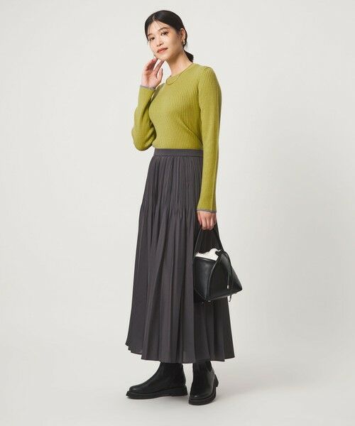 green label relaxing / グリーンレーベル リラクシング ニット・セーター | 【WEB限定】＜at ease＞ソデサキ バイカラー プルオーバー ニット ウォッシャブル | 詳細23