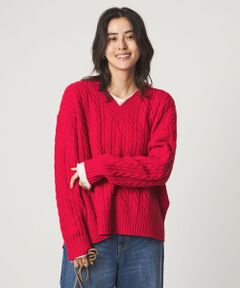 green label relaxing / グリーンレーベル リラクシング ニット・セーター | ゴールバーン Vネック ニット プルオーバー