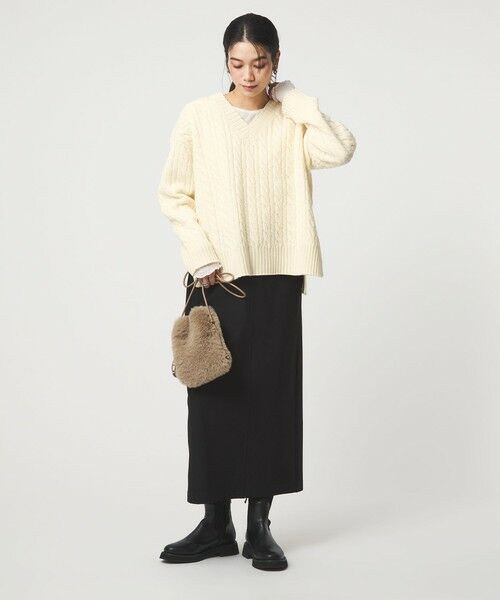 green label relaxing / グリーンレーベル リラクシング ニット・セーター | ゴールバーン Vネック ニット プルオーバー | 詳細2