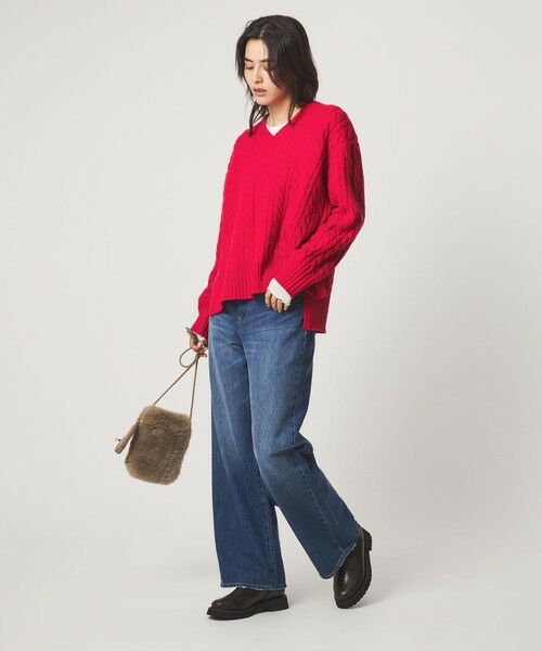 green label relaxing / グリーンレーベル リラクシング ニット・セーター | ゴールバーン Vネック ニット プルオーバー | 詳細10