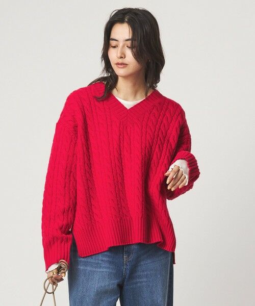 green label relaxing / グリーンレーベル リラクシング ニット・セーター | ゴールバーン Vネック ニット プルオーバー | 詳細8