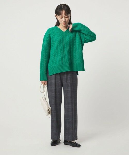 green label relaxing / グリーンレーベル リラクシング ニット・セーター | ゴールバーン Vネック ニット プルオーバー | 詳細16