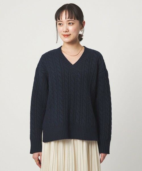 green label relaxing / グリーンレーベル リラクシング ニット・セーター | ゴールバーン Vネック ニット プルオーバー | 詳細28