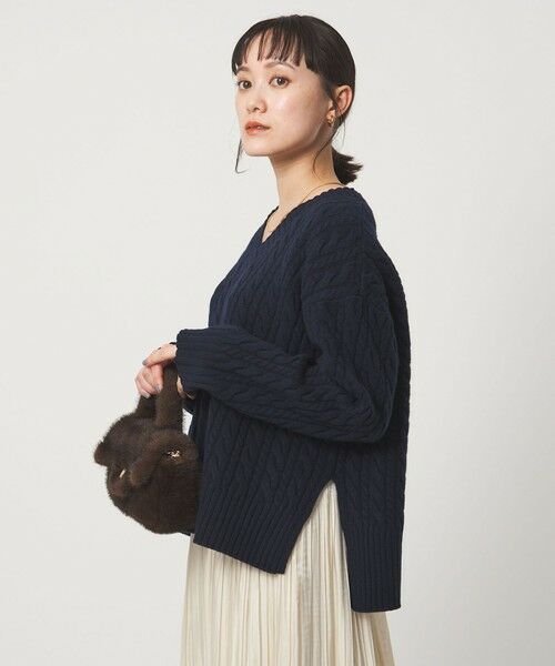 green label relaxing / グリーンレーベル リラクシング ニット・セーター | ゴールバーン Vネック ニット プルオーバー | 詳細25