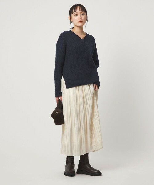 green label relaxing / グリーンレーベル リラクシング ニット・セーター | ゴールバーン Vネック ニット プルオーバー | 詳細27