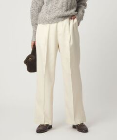 green label relaxing / グリーンレーベル リラクシング スラックス・ドレスパンツ | フィブリル ワイド パンツ