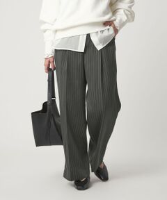 green label relaxing / グリーンレーベル リラクシング スラックス・ドレスパンツ | フィブリル ワイド パンツ