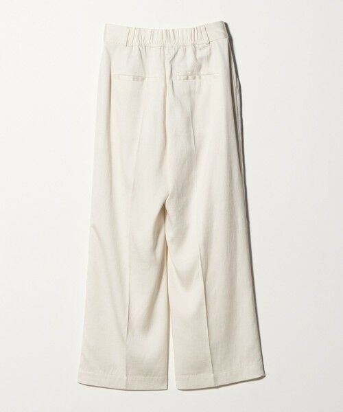 green label relaxing / グリーンレーベル リラクシング スラックス・ドレスパンツ | フィブリル ワイド パンツ | 詳細5