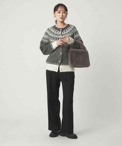 green label relaxing / グリーンレーベル リラクシング スラックス・ドレスパンツ | フィブリル ワイド パンツ | 詳細10