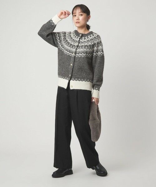 green label relaxing / グリーンレーベル リラクシング スラックス・ドレスパンツ | フィブリル ワイド パンツ | 詳細11