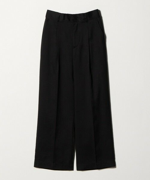 green label relaxing/グリーンレーベル リラクシング フィブリル ワイド パンツ BLACK S(36) green label relaxing/グリーンレーベル リラクシング フィブリル ワイド パンツ BLACK S(36)