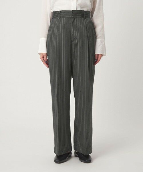 green label relaxing / グリーンレーベル リラクシング スラックス・ドレスパンツ | フィブリル ワイド パンツ | 詳細19