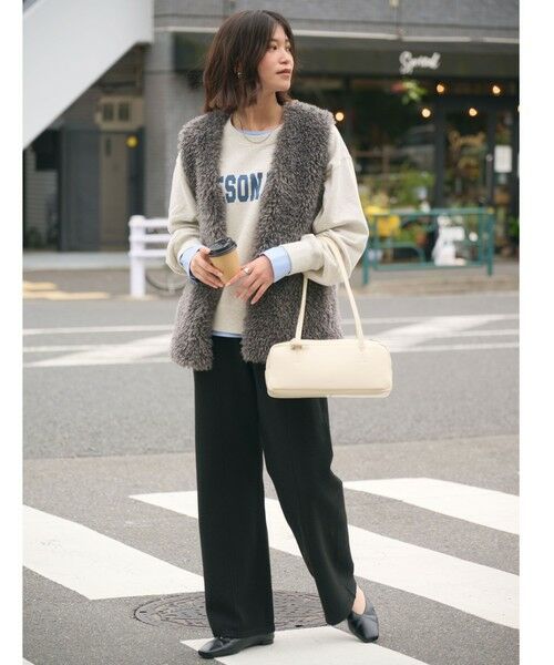 green label relaxing / グリーンレーベル リラクシング その他パンツ | 【WEB限定】＜at ease＞ニット パンツ ウォッシャブル | 詳細4