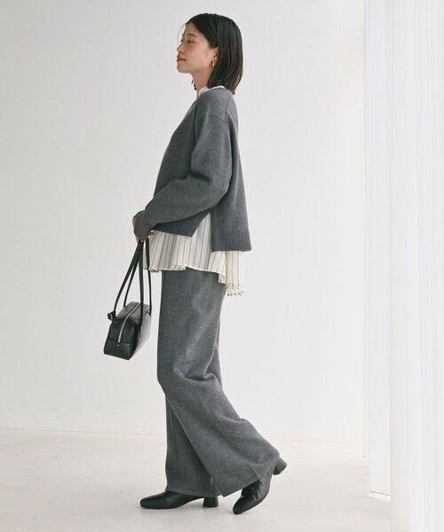 green label relaxing / グリーンレーベル リラクシング その他パンツ | 【WEB限定】＜at ease＞ニット パンツ ウォッシャブル | 詳細15