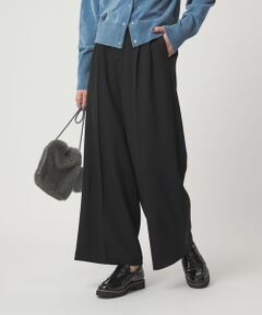 green label relaxing / グリーンレーベル リラクシング その他パンツ | メランジ ツイル ワイド パンツ マシンウォッシャブル