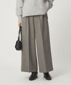 green label relaxing / グリーンレーベル リラクシング その他パンツ | メランジ ツイル ワイド パンツ マシンウォッシャブル