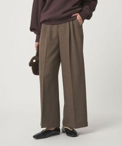 green label relaxing / グリーンレーベル リラクシング その他パンツ | メランジ ツイル ワイド パンツ マシンウォッシャブル