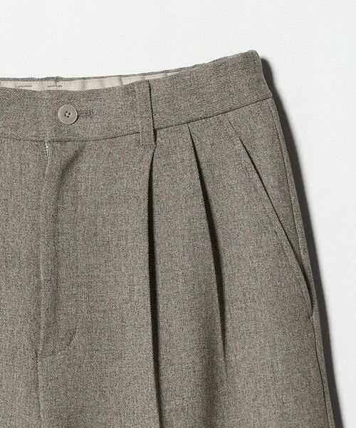 green label relaxing / グリーンレーベル リラクシング その他パンツ | メランジ ツイル ワイド パンツ マシンウォッシャブル | 詳細18