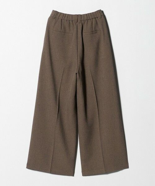 green label relaxing / グリーンレーベル リラクシング その他パンツ | メランジ ツイル ワイド パンツ マシンウォッシャブル | 詳細24