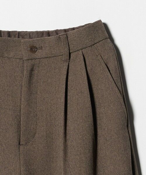 green label relaxing / グリーンレーベル リラクシング その他パンツ | メランジ ツイル ワイド パンツ マシンウォッシャブル | 詳細25