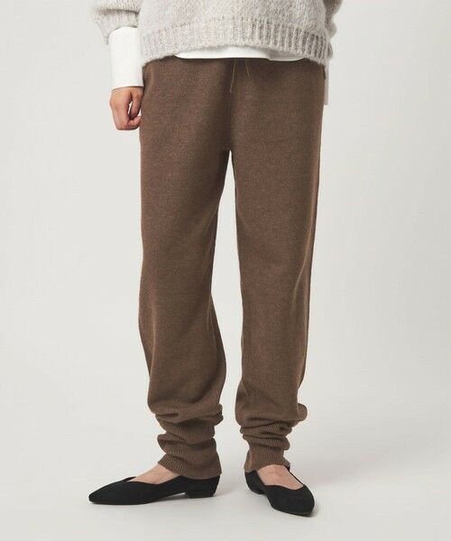 green label relaxing / グリーンレーベル リラクシング その他パンツ | 【WEB限定】＜at ease＞ジョグ ニット パンツ ウォッシャブル | 詳細15