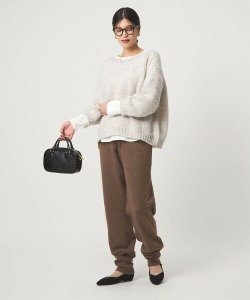 green label relaxing / グリーンレーベル リラクシング その他パンツ | 【WEB限定】＜at ease＞ジョグ ニット パンツ ウォッシャブル | 詳細16