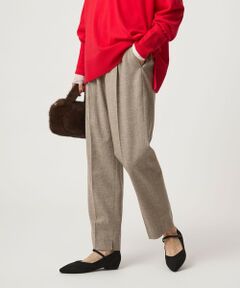 green label relaxing / グリーンレーベル リラクシング その他パンツ | ［size SHORT/TALLあり］ライト サキソニー テーパード パンツ ウォッシャブル