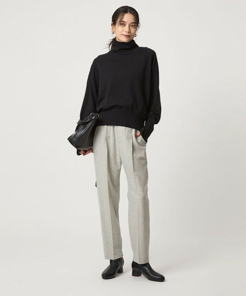 green label relaxing / グリーンレーベル リラクシング その他パンツ | ［size SHORT/TALLあり］ライト サキソニー テーパード パンツ ウォッシャブル | 詳細2