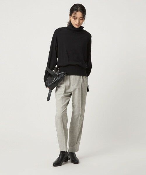 green label relaxing / グリーンレーベル リラクシング その他パンツ | ［size SHORT/TALLあり］ライト サキソニー テーパード パンツ ウォッシャブル | 詳細3