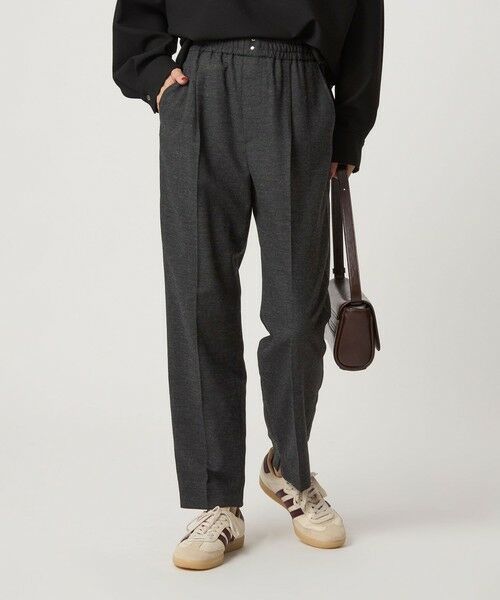 green label relaxing / グリーンレーベル リラクシング その他パンツ | ［size SHORT/TALLあり］ライト サキソニー テーパード パンツ ウォッシャブル | 詳細7