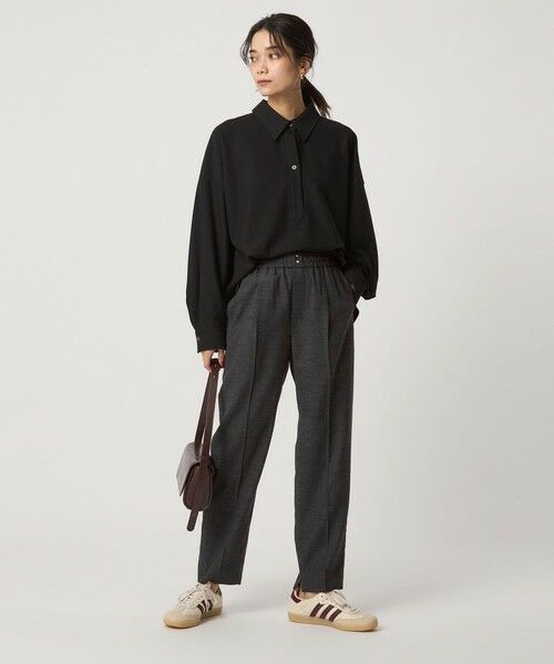 green label relaxing / グリーンレーベル リラクシング その他パンツ | ［size SHORT/TALLあり］ライト サキソニー テーパード パンツ ウォッシャブル | 詳細8