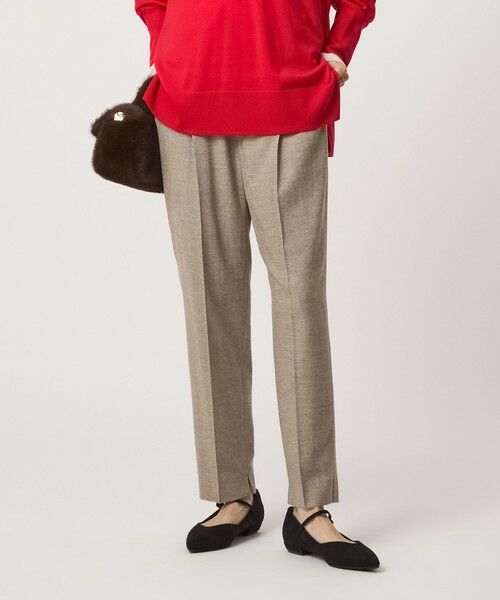 green label relaxing / グリーンレーベル リラクシング その他パンツ | ［size SHORT/TALLあり］ライト サキソニー テーパード パンツ ウォッシャブル | 詳細20