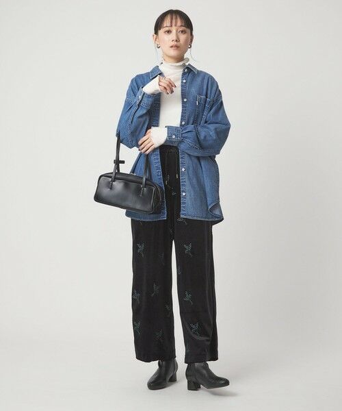 green label relaxing / グリーンレーベル リラクシング その他パンツ | ベロア シシュウ パンツ | 詳細2