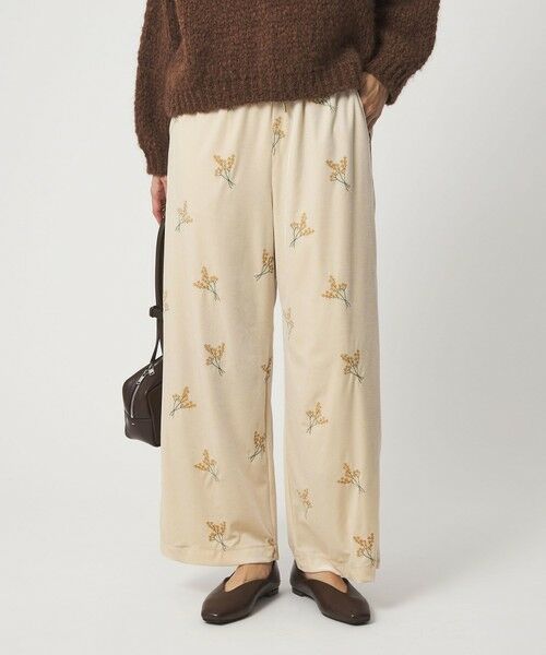 green label relaxing / グリーンレーベル リラクシング その他パンツ | ベロア シシュウ パンツ | 詳細10