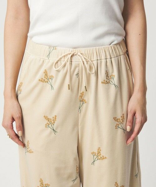 green label relaxing / グリーンレーベル リラクシング その他パンツ | ベロア シシュウ パンツ | 詳細16