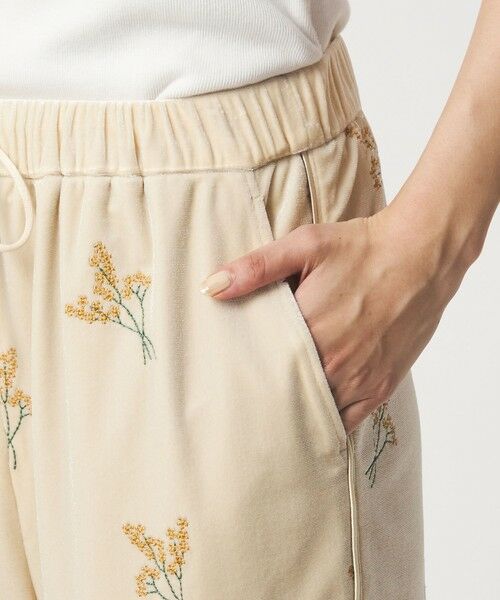 green label relaxing / グリーンレーベル リラクシング その他パンツ | ベロア シシュウ パンツ | 詳細18