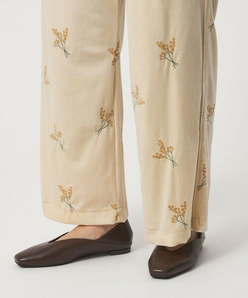 green label relaxing / グリーンレーベル リラクシング その他パンツ | ベロア シシュウ パンツ | 詳細19