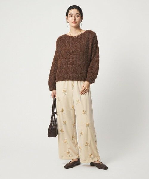 green label relaxing / グリーンレーベル リラクシング その他パンツ | ベロア シシュウ パンツ | 詳細11