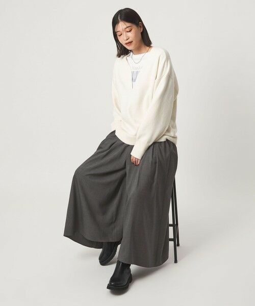 green label relaxing / グリーンレーベル リラクシング その他パンツ | 【WEB限定】＜at ease＞キュロット パンツ | 詳細4