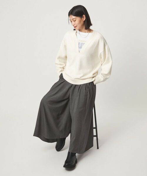 green label relaxing / グリーンレーベル リラクシング その他パンツ | 【WEB限定】＜at ease＞キュロット パンツ | 詳細5